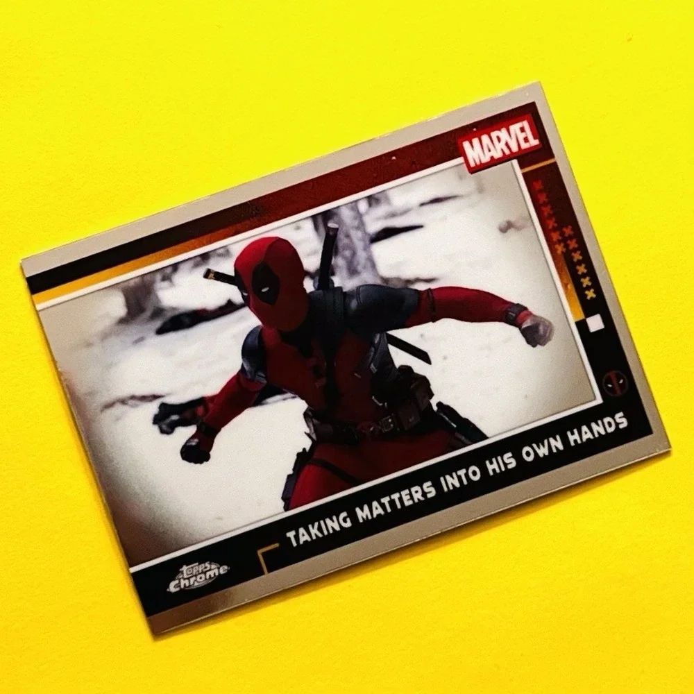 2025 Topps Chrome Deadpool & Wolverine Taking Matters Into His‎ Own Hands #53